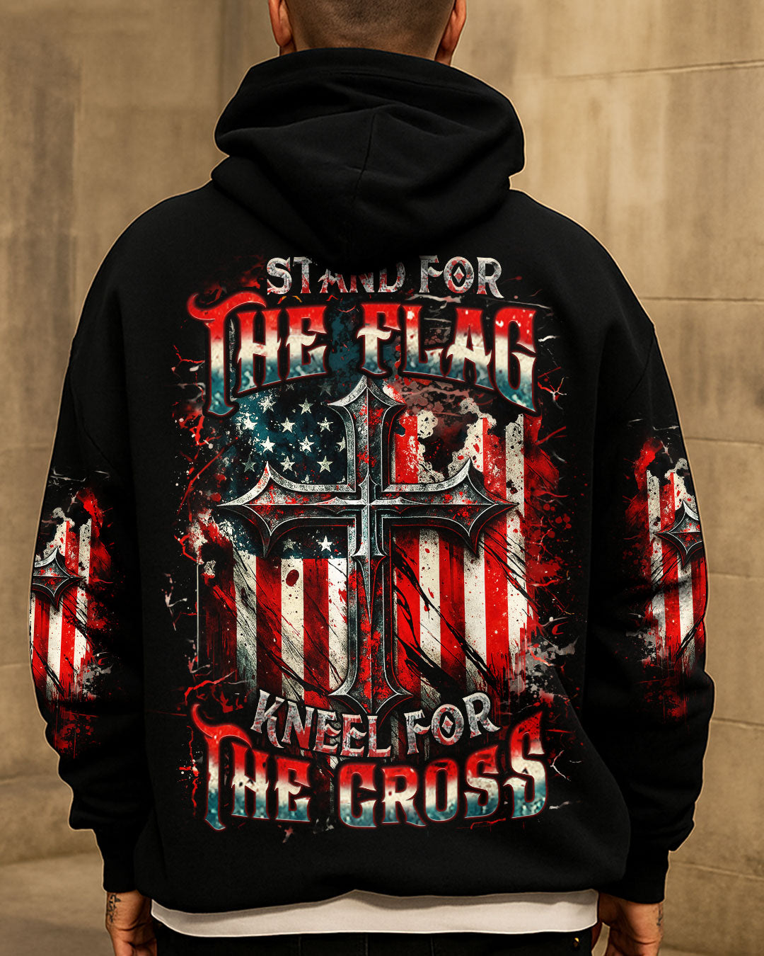 Stand For The Flag Kneel For The Cross Men's All Over Print Shirt - Yhhn1906254