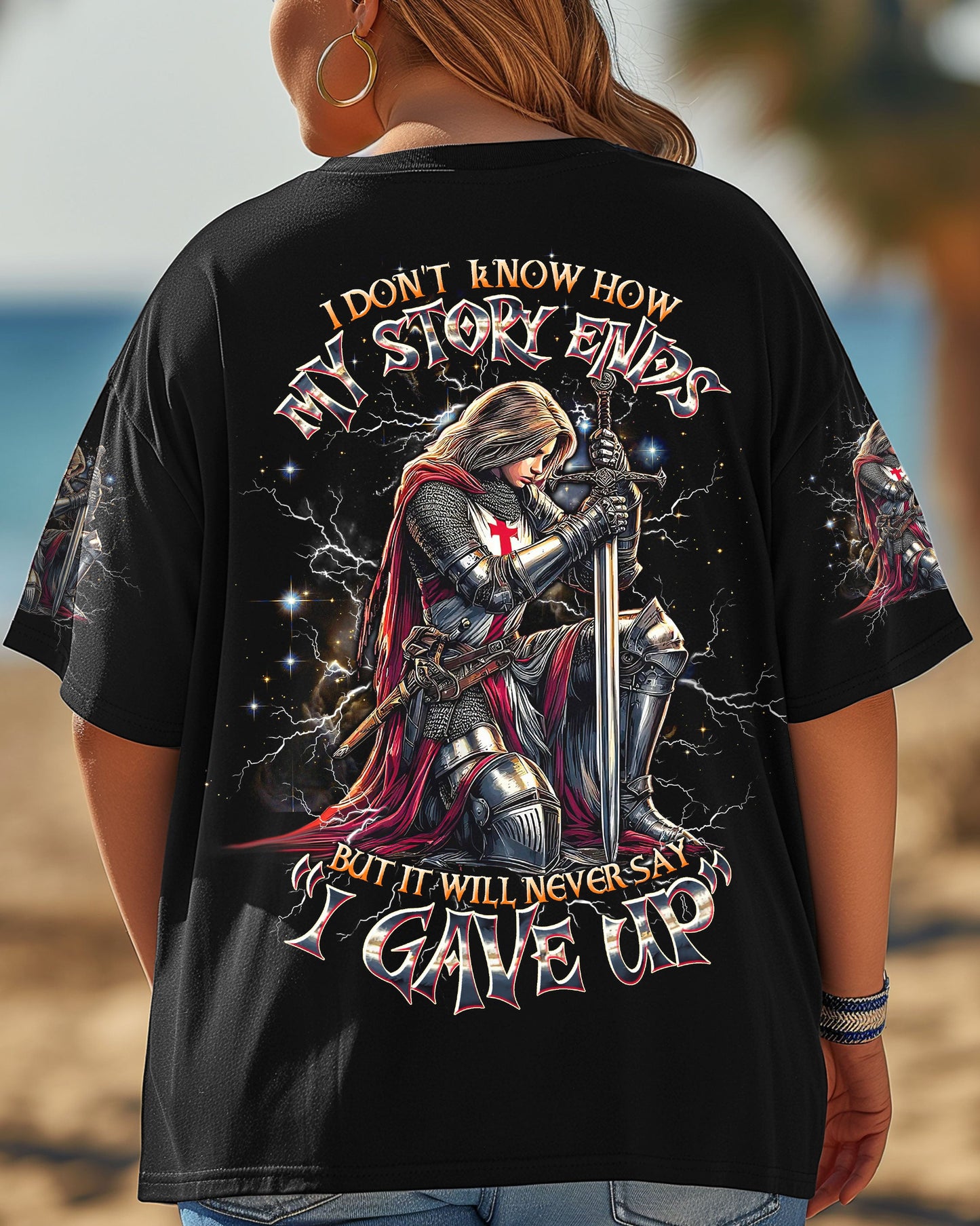 I Don't Know How My Story Ends Warrior Women's All Over Print Shirt - Tltw1605253