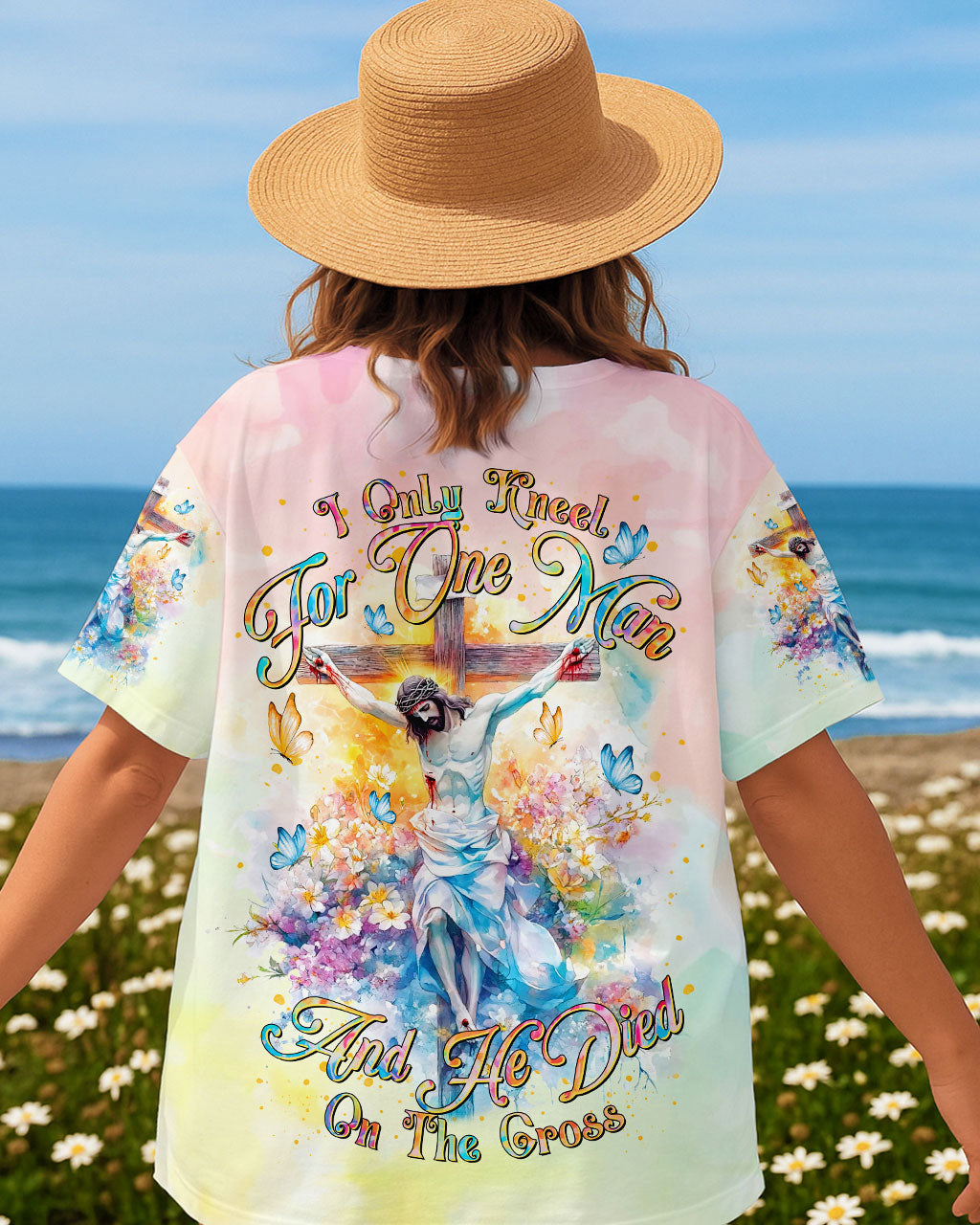 I Only Kneel For One Man Women's All Over Print Shirt - Tltr1906252