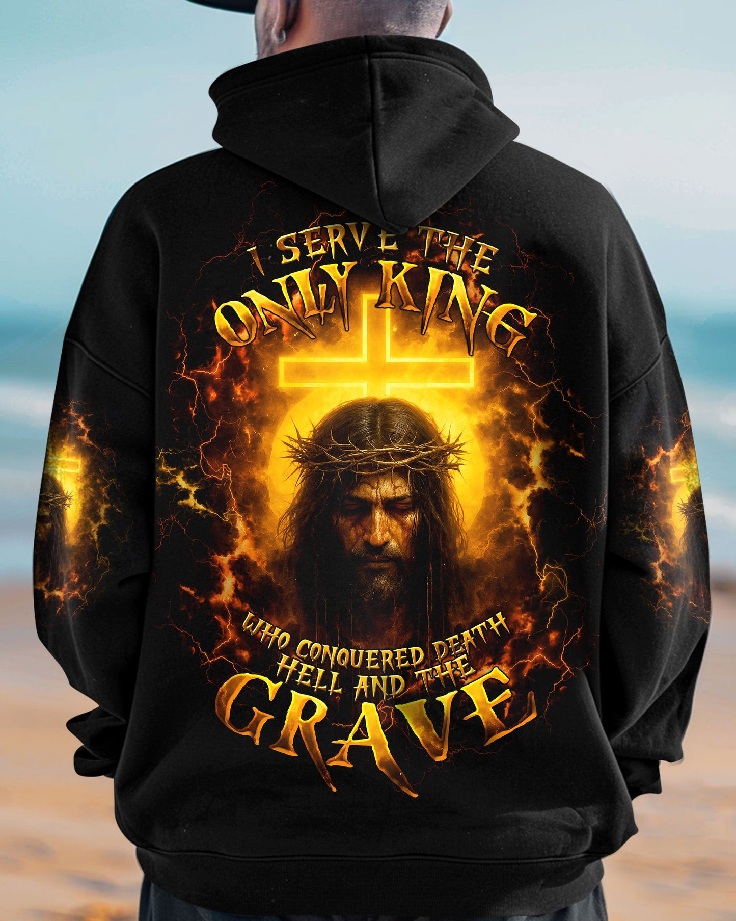 I Serve The Only King Men's All Over Print Shirt - Tltw2506253