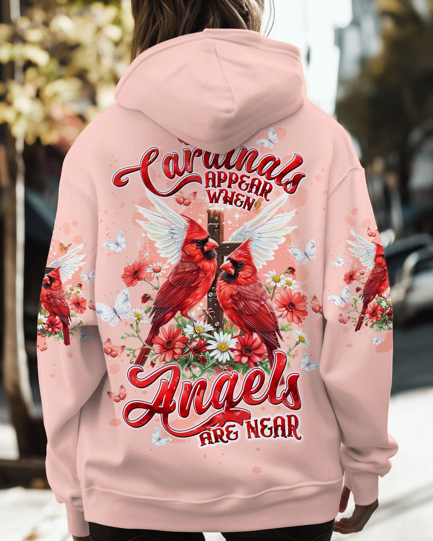 Cardinals Appear When Angels Are Near Women's All Over Print Shirt - Tltw1606253