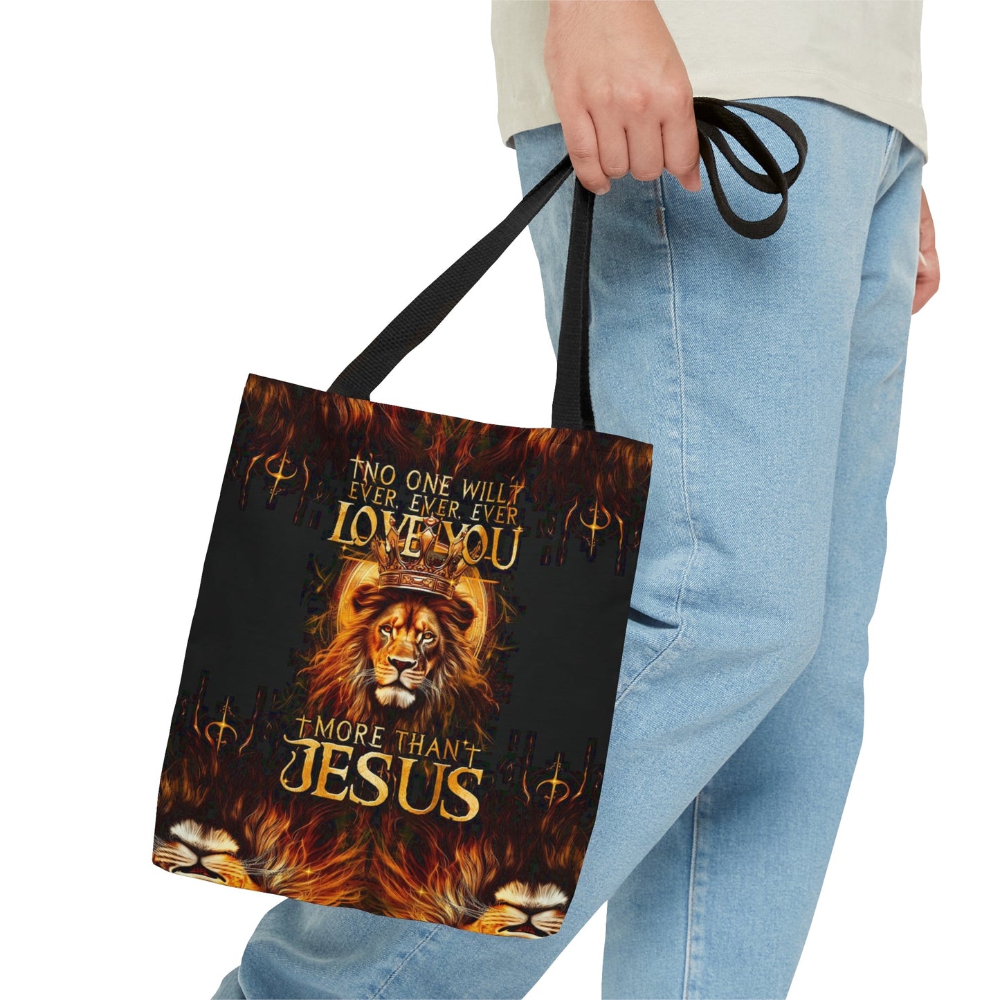 No One Will Ever Love You More Than Jesus Tote Bag - Tytm3006238