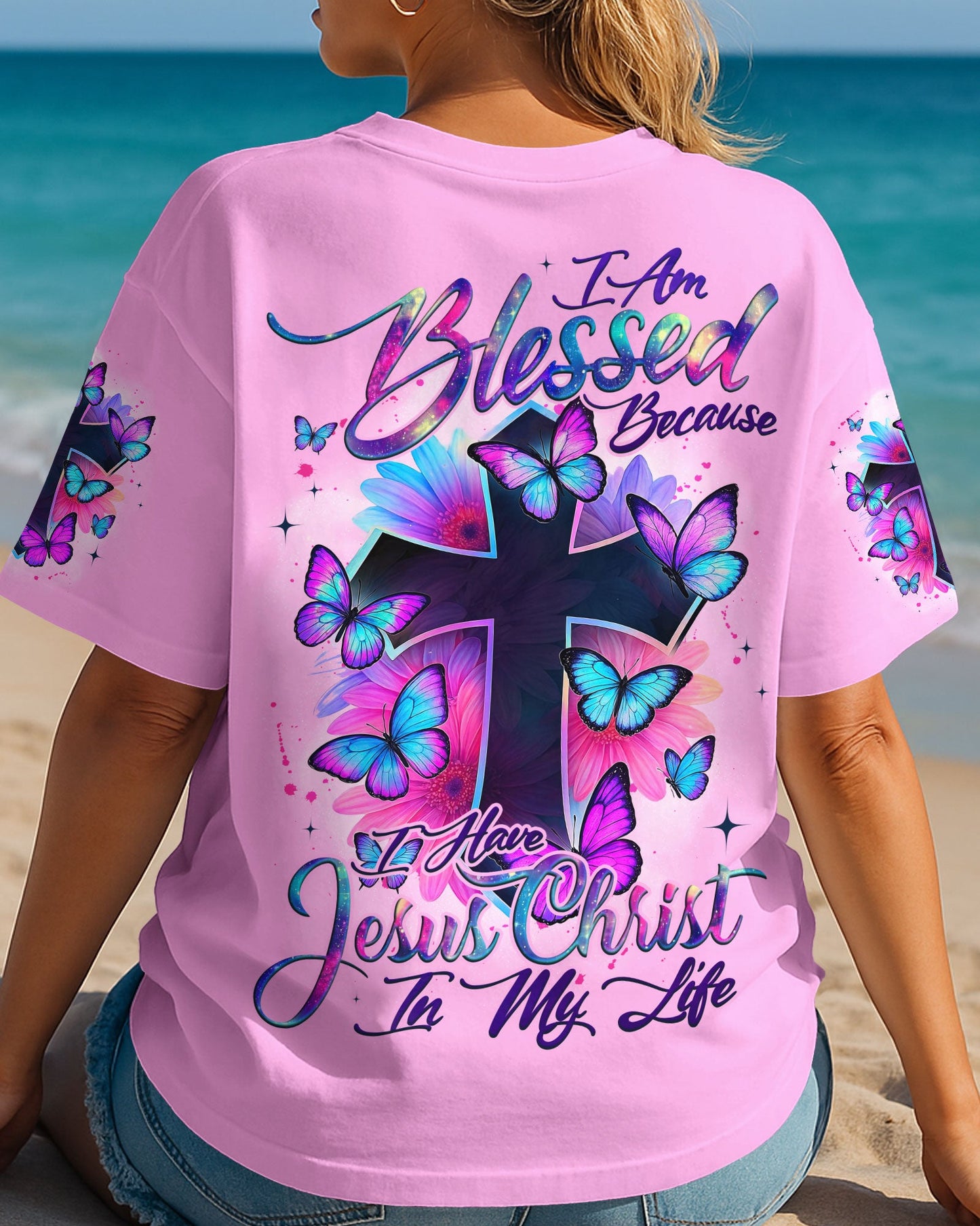 I Am Blessed Women's All Over Print Shirt - Tyqy3005251