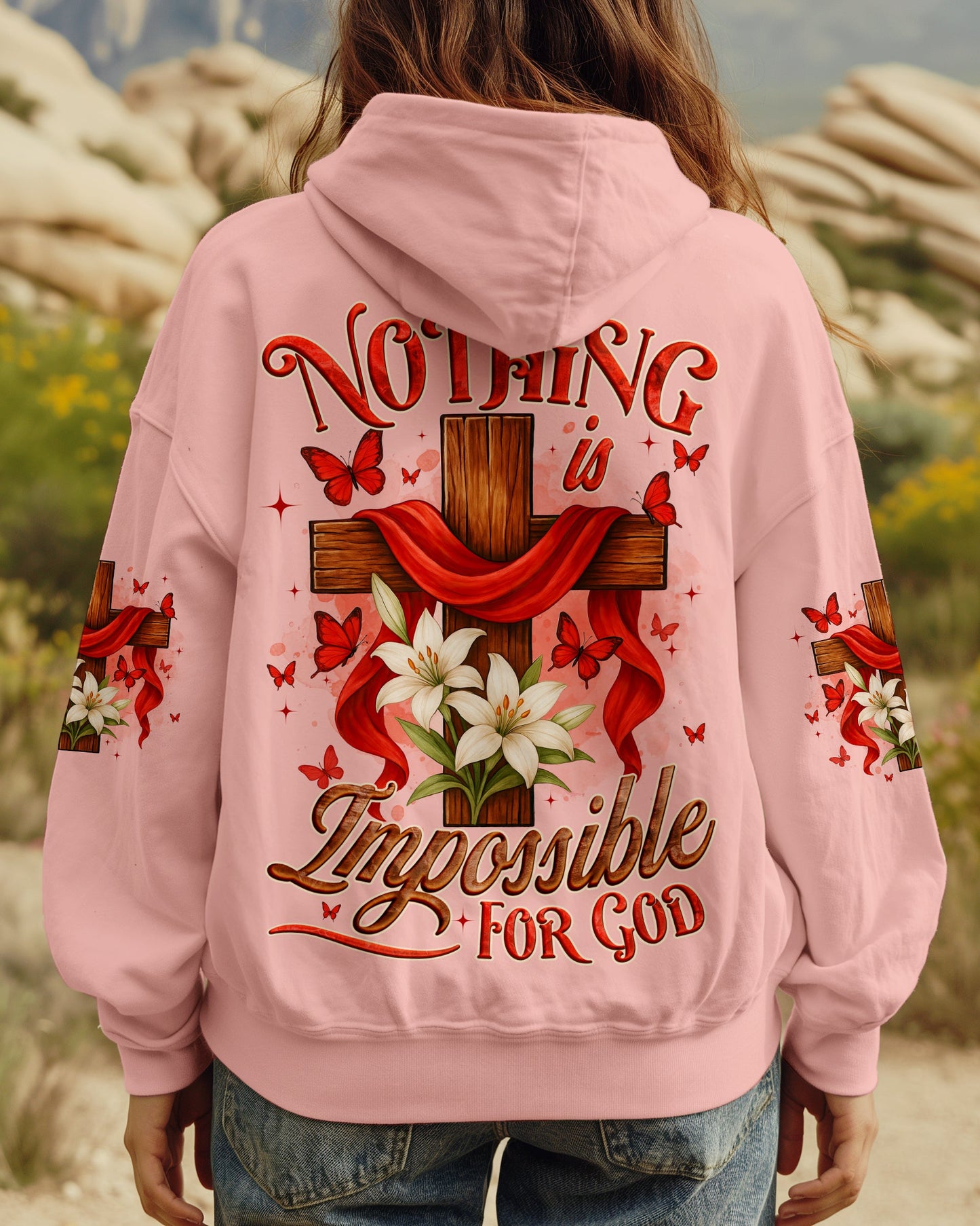 Nothing Is Impossible For God Women's All Over Print Shirt - Tyqy1206252