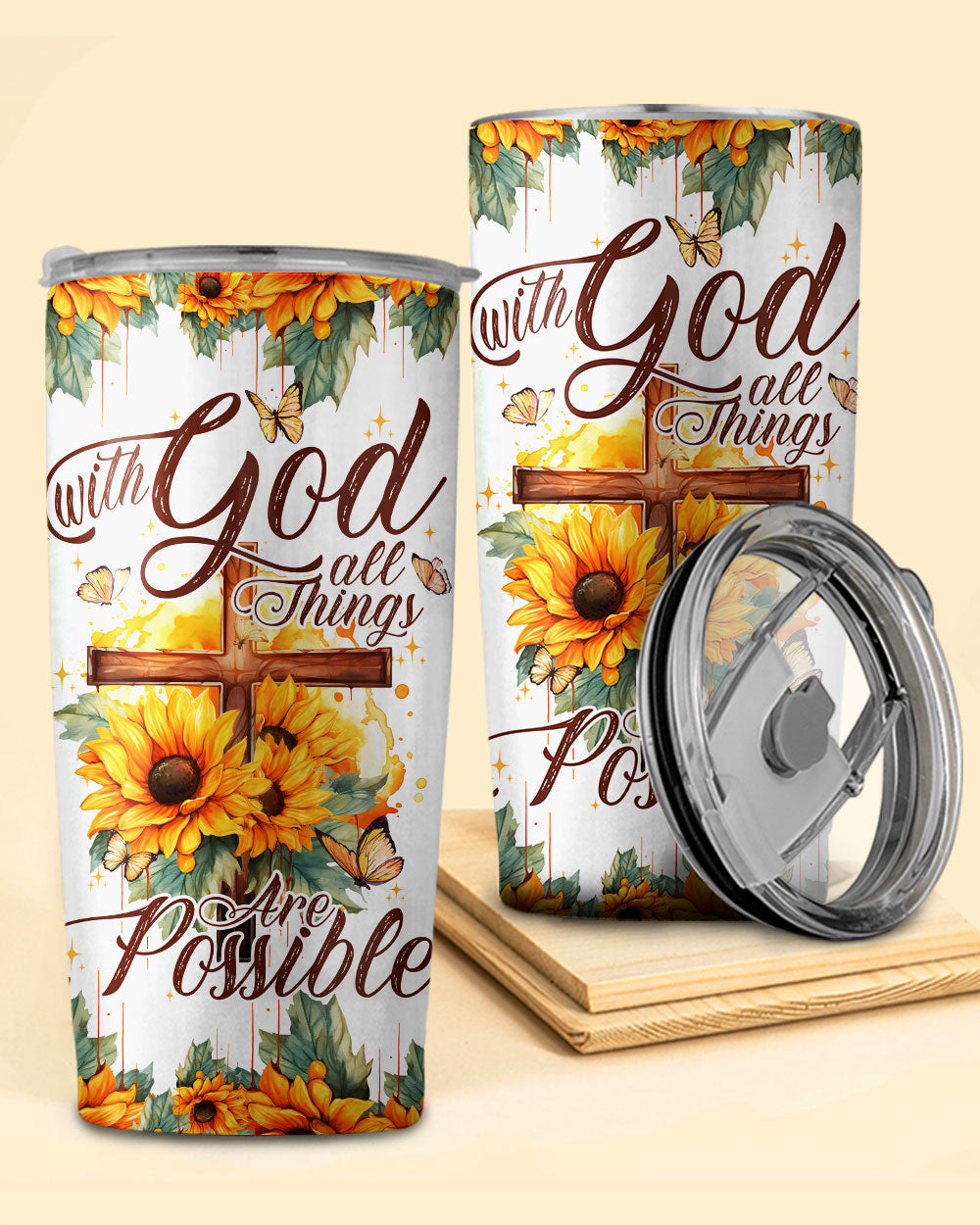 With God All Things Are Possible Tumbler - Tytd2606231