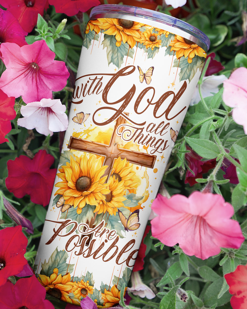 With God All Things Are Possible Tumbler - Tytd2606231
