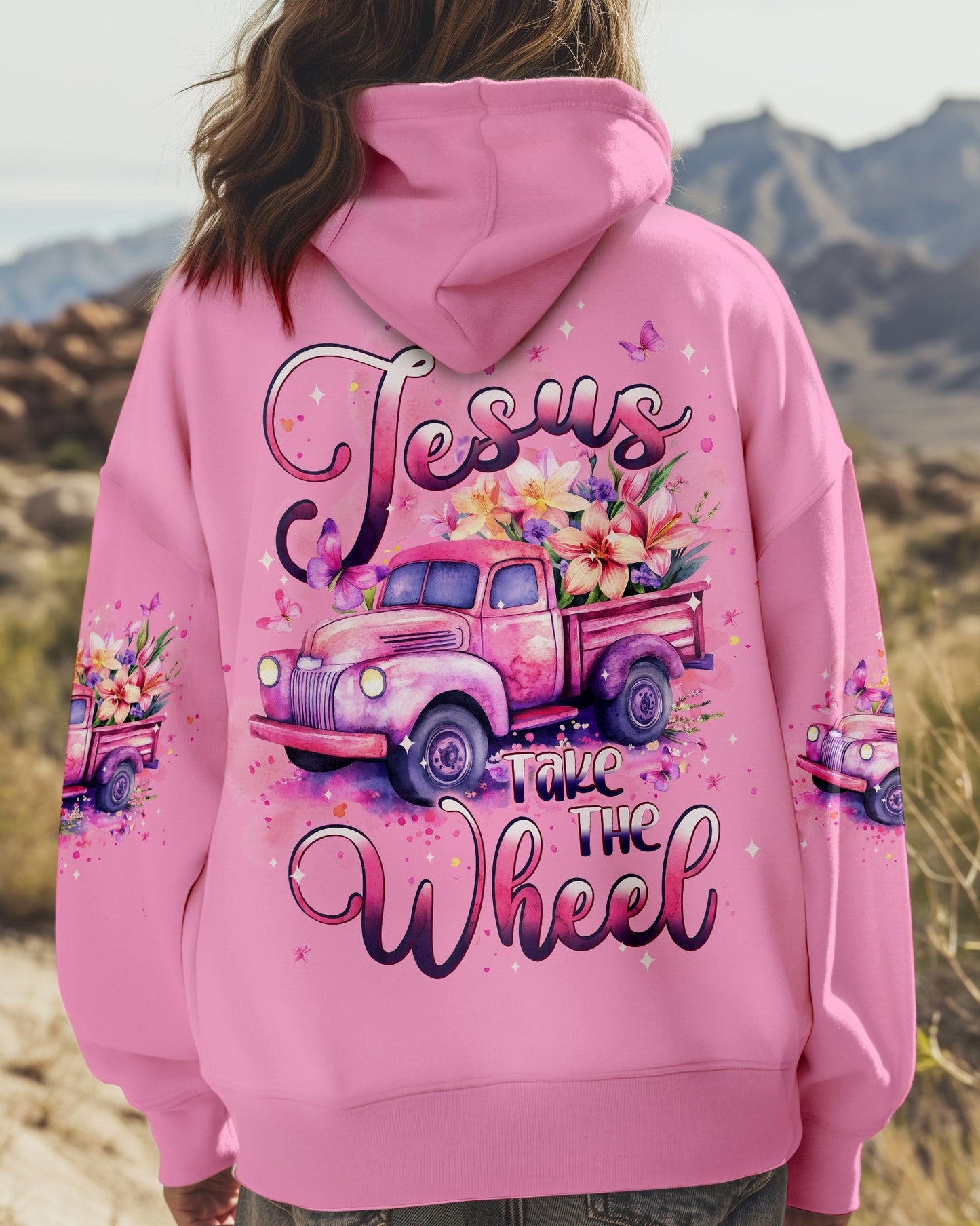 Jesus Take The Wheel Women's All Over Print Shirt - Typq1006254