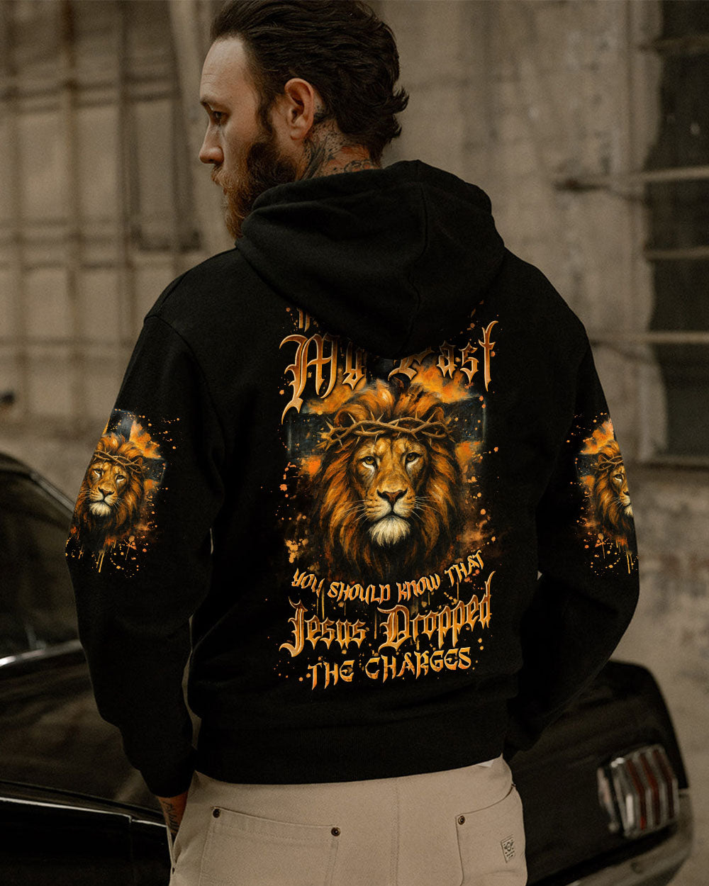 Jesus Dropped The Charges Lion Men's All Over Print Shirt - Yhln1405253