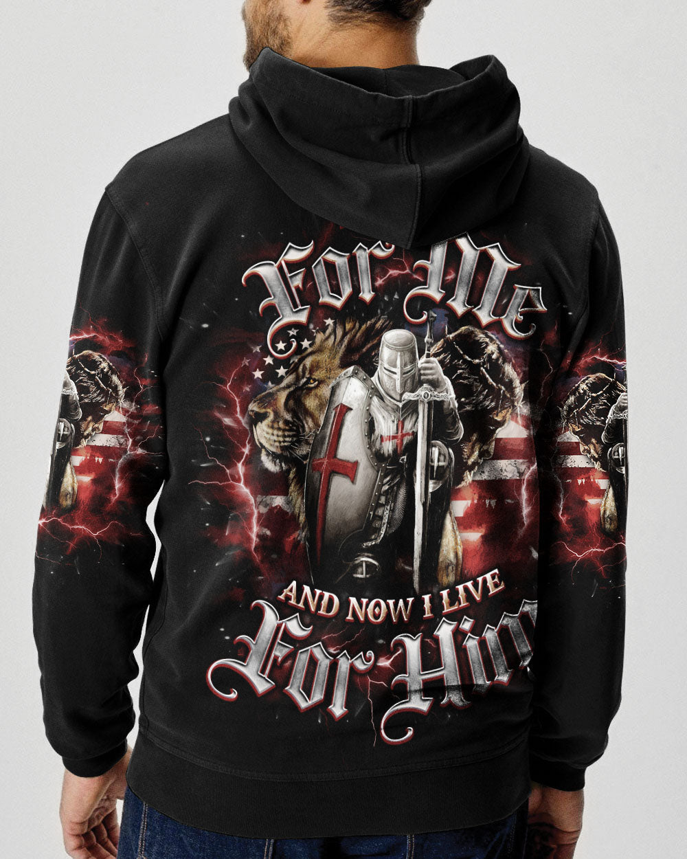 He Died For Me Lion Warrior Men's All Over Print Shirt - Tlno1203251