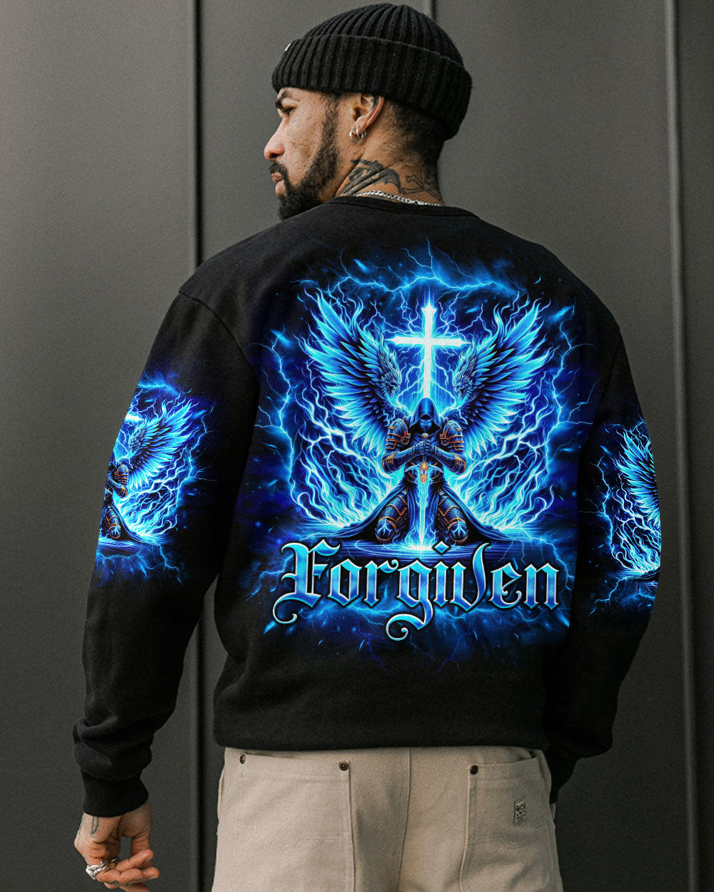 Forgiven Warrior Wings Men's All Over Print Shirt - Tlno1403253