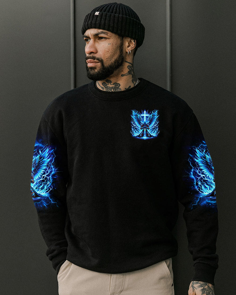 Forgiven Warrior Wings Men's All Over Print Shirt - Tlno1403253