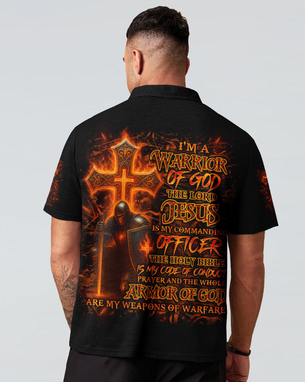 I'm A Warrior Of God Men's All Over Print Shirt - Tlno1406253