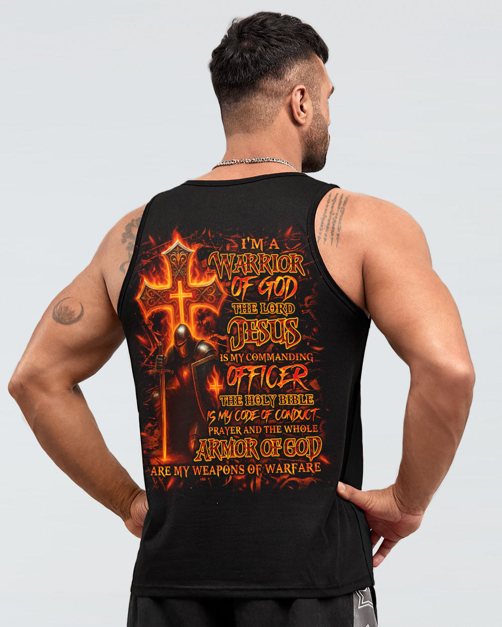 I'm A Warrior Of God Men's All Over Print Shirt - Tlno1406253
