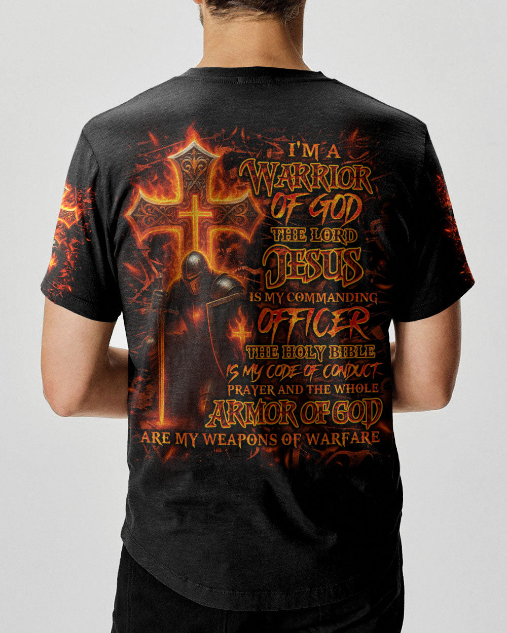I'm A Warrior Of God Men's All Over Print Shirt - Tlno1406253