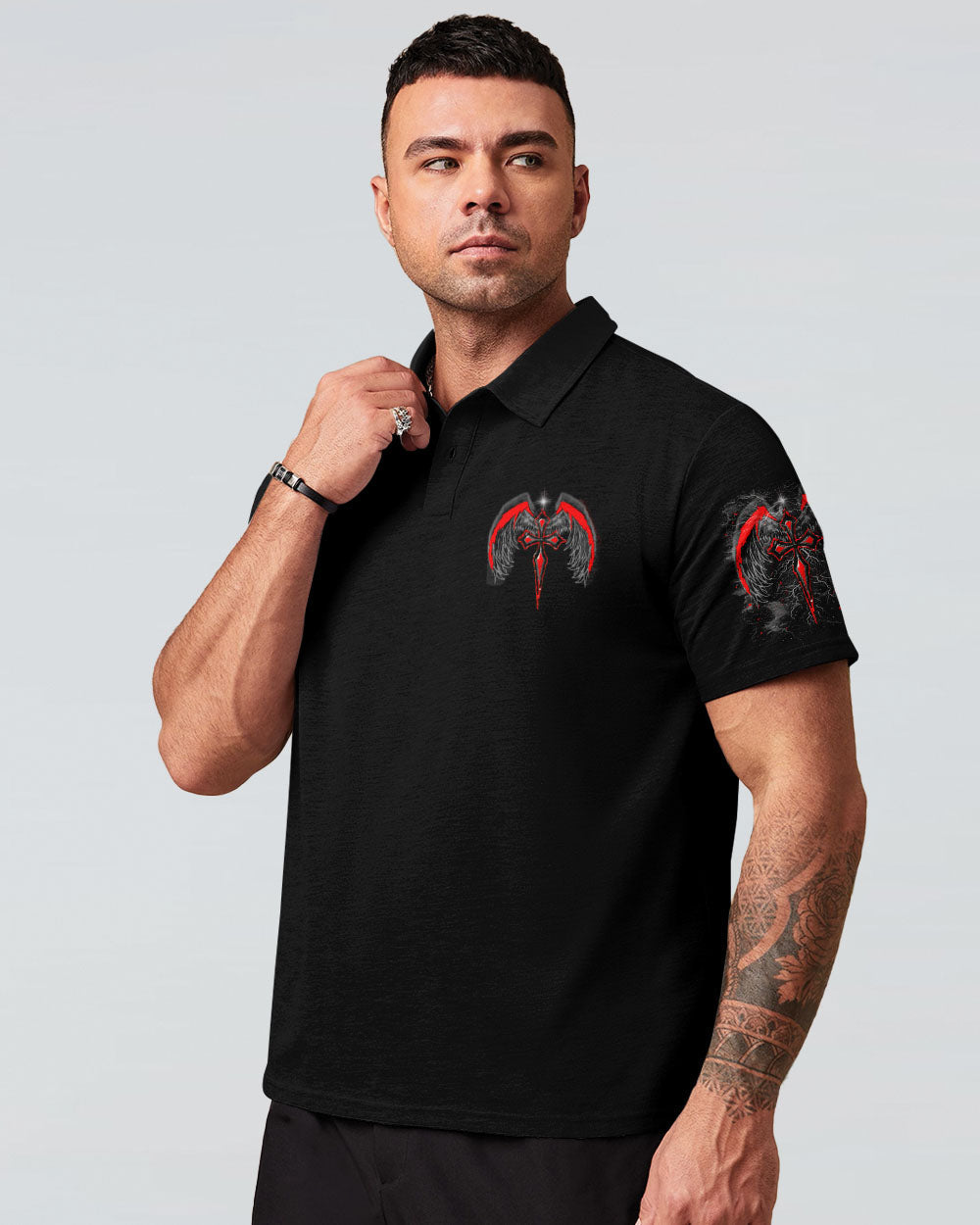 I Can Do All Things Cross Wings Men's All Over Print Shirt - Tlno1803253