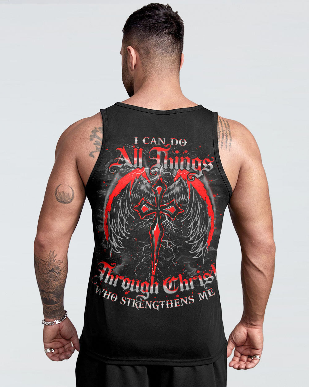 I Can Do All Things Cross Wings Men's All Over Print Shirt - Tlno1803253