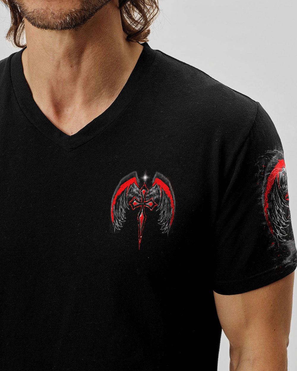 I Can Do All Things Cross Wings Men's All Over Print Shirt - Tlno1803253