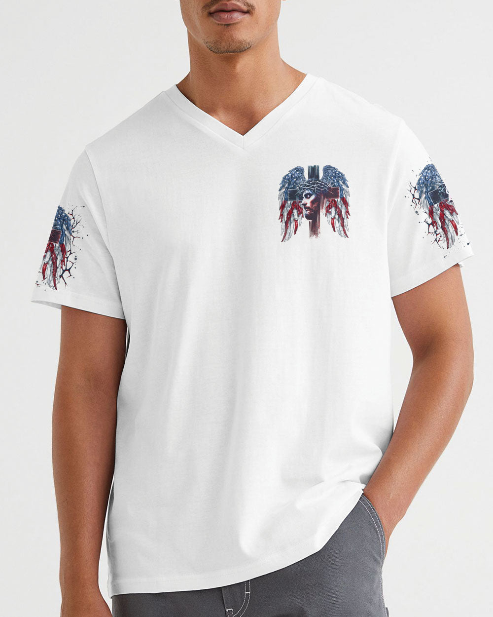In God We Trust Men's All Over Print Shirt - Tlno2305252