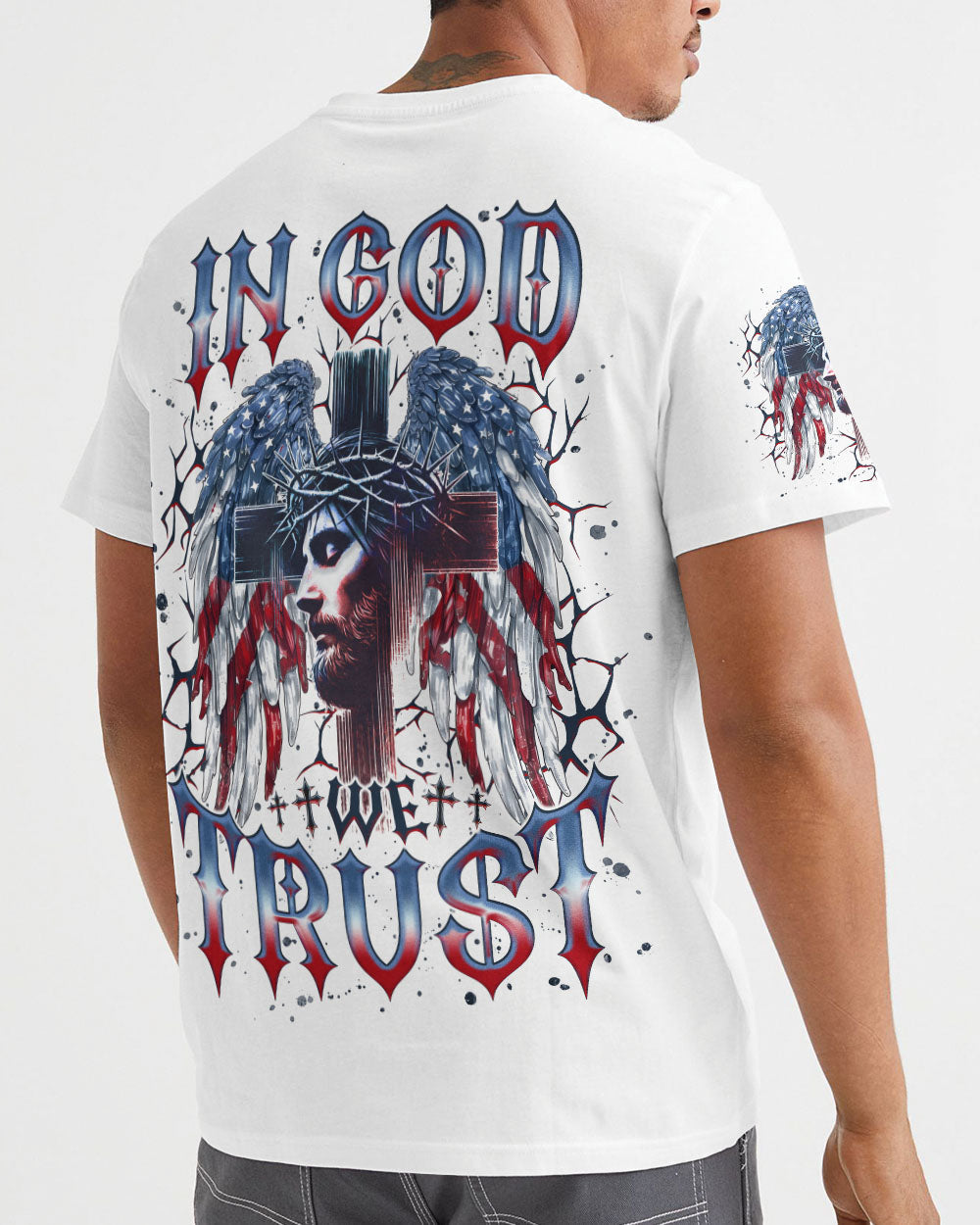 In God We Trust Men's All Over Print Shirt - Tlno2305252
