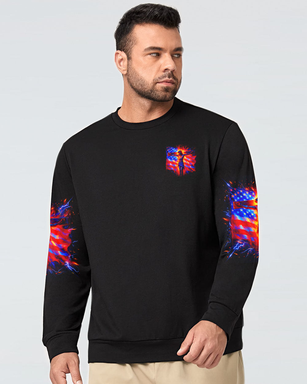 Stand For The Flag Kneel For The Cross Men's All Over Print Shirt - Tlno2705252