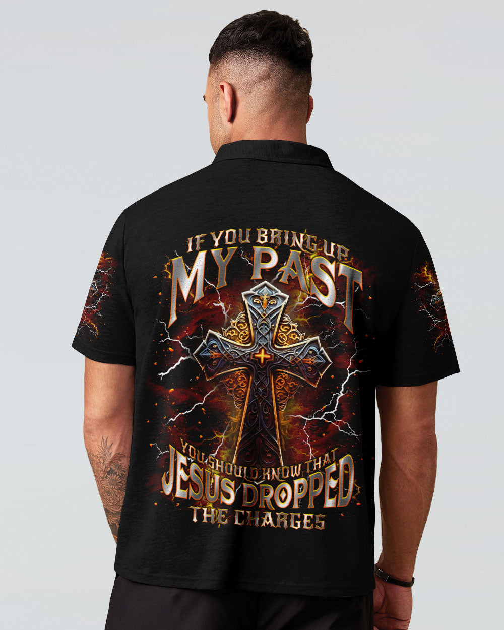 Jesus Dropped The Charges Men's All Over Print Shirt - Tlnt0406252