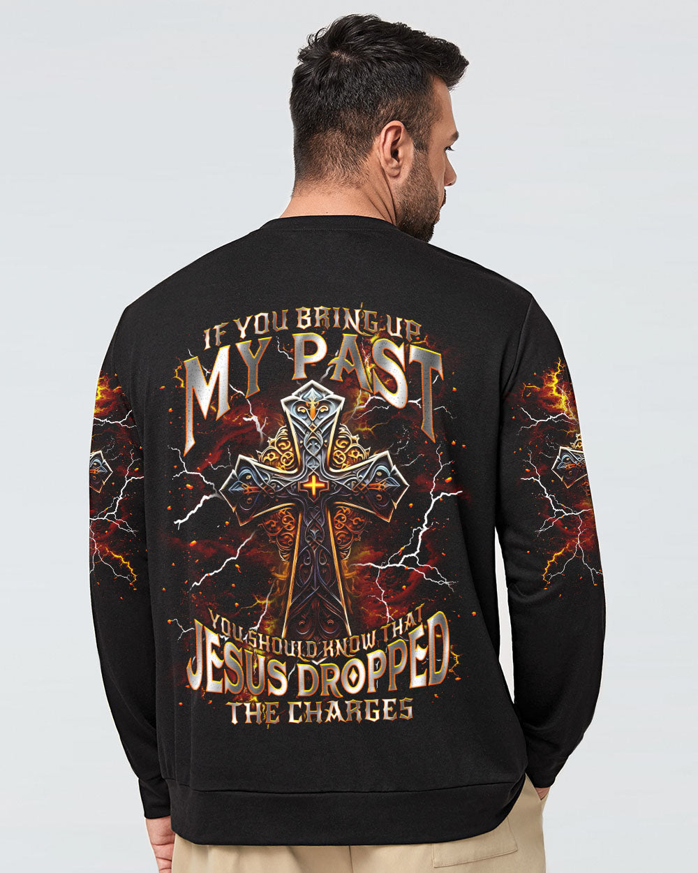 Jesus Dropped The Charges Men's All Over Print Shirt - Tlnt0406252
