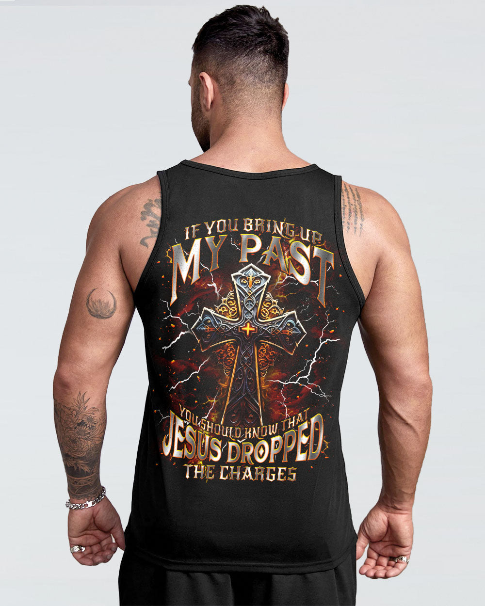 Jesus Dropped The Charges Men's All Over Print Shirt - Tlnt0406252