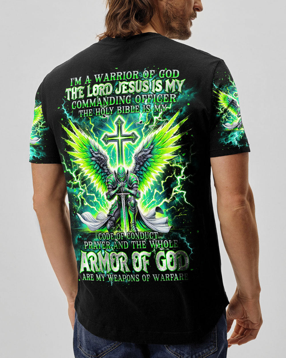 I'm A Warrior Of God Men's All Over Print Shirt - Tlnt1205251