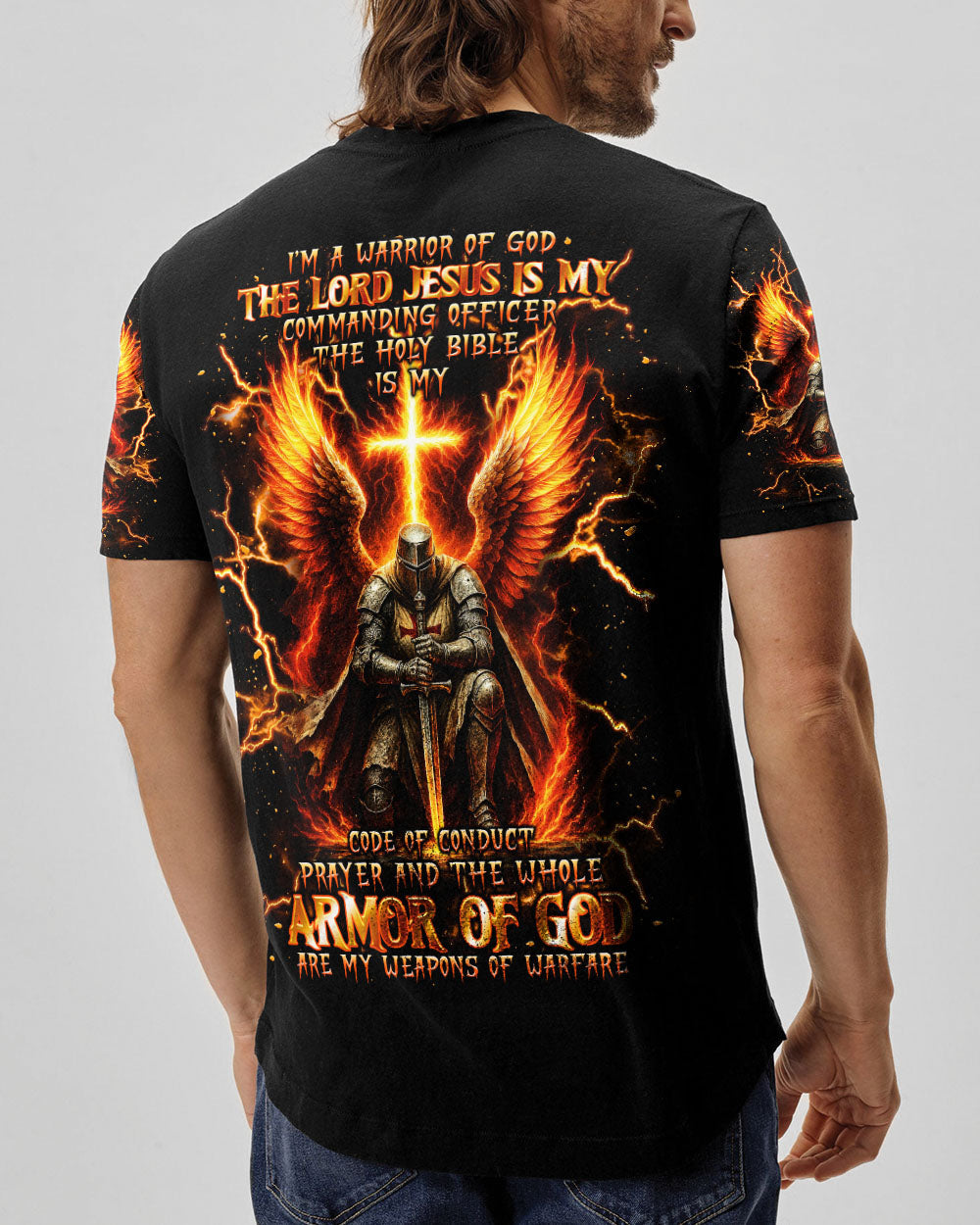 I'm A Warrior Of God Men's All Over Print Shirt - Tlnt1405252