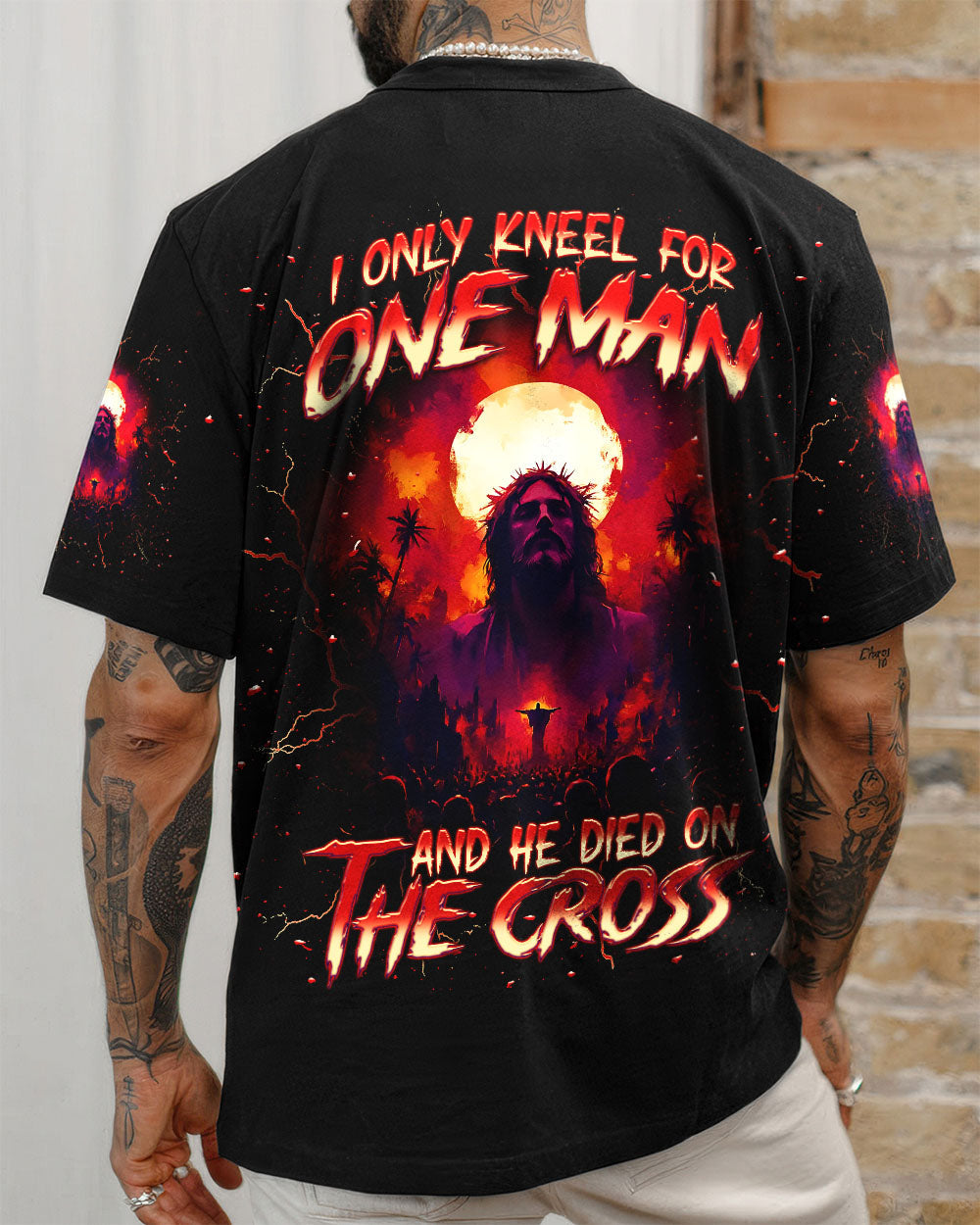 I Only Kneel For One Man Men's All Over Print Shirt - Tlnt1406251