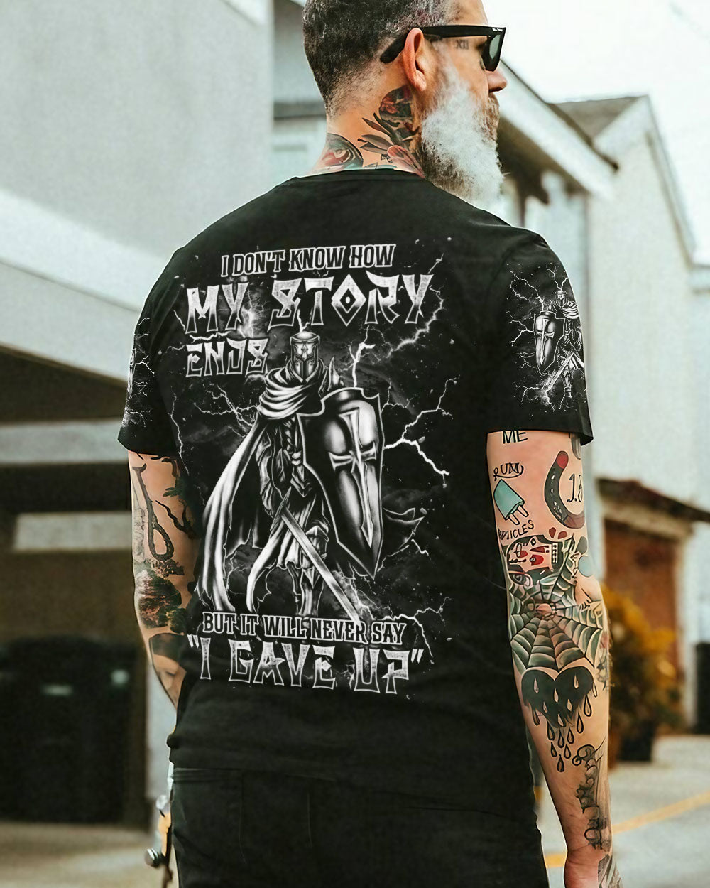 I Don't Know How My Story Ends Warrior Men's All Over Print Shirt - Tlnt1505252