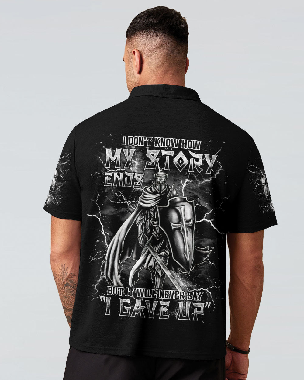 I Don't Know How My Story Ends Warrior Men's All Over Print Shirt - Tlnt1505252
