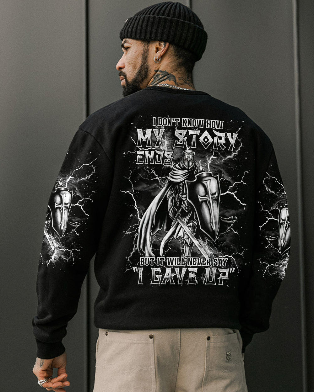 I Don't Know How My Story Ends Warrior Men's All Over Print Shirt - Tlnt1505252