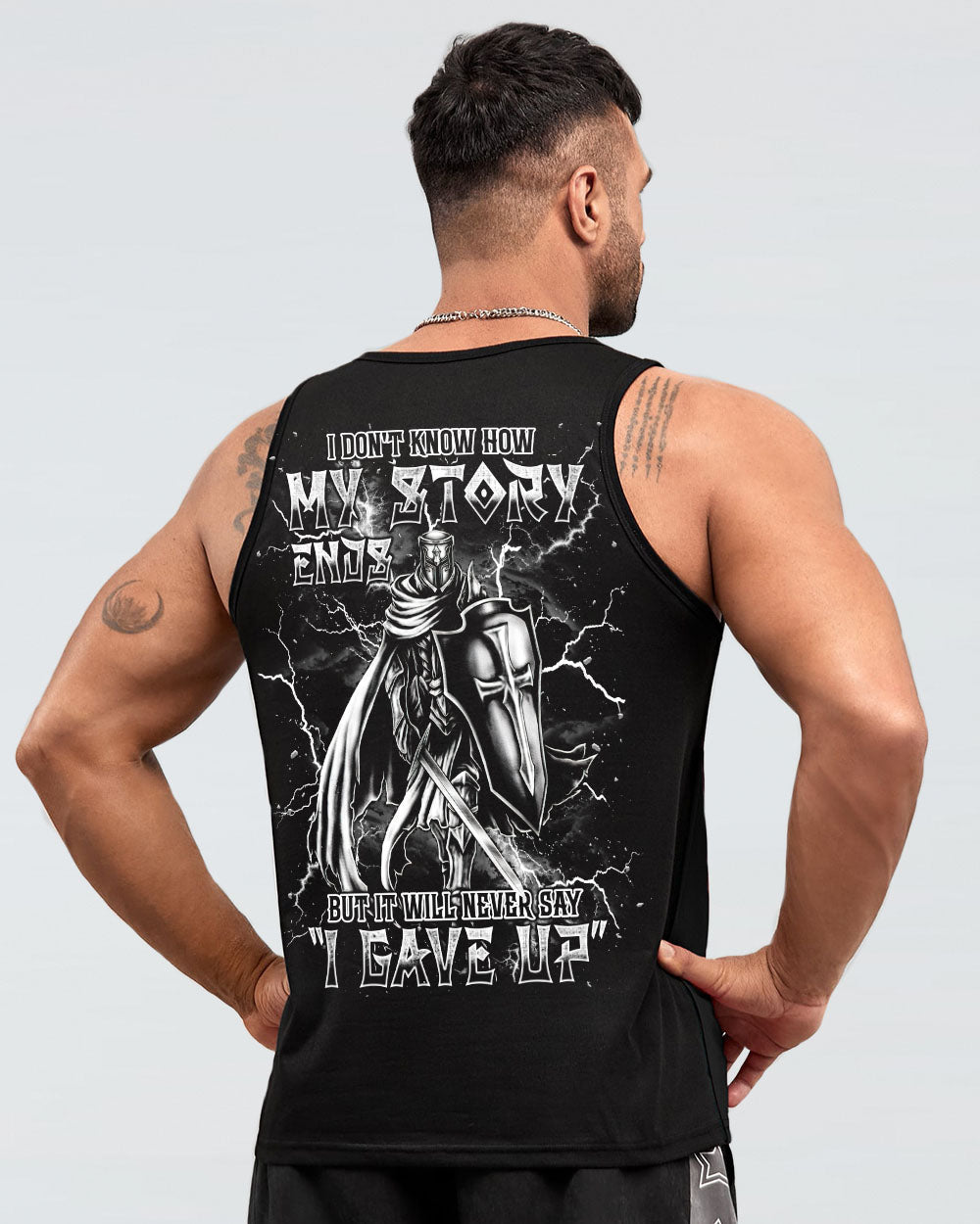I Don't Know How My Story Ends Warrior Men's All Over Print Shirt - Tlnt1505252