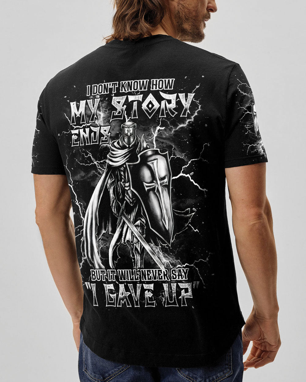 I Don't Know How My Story Ends Warrior Men's All Over Print Shirt - Tlnt1505252
