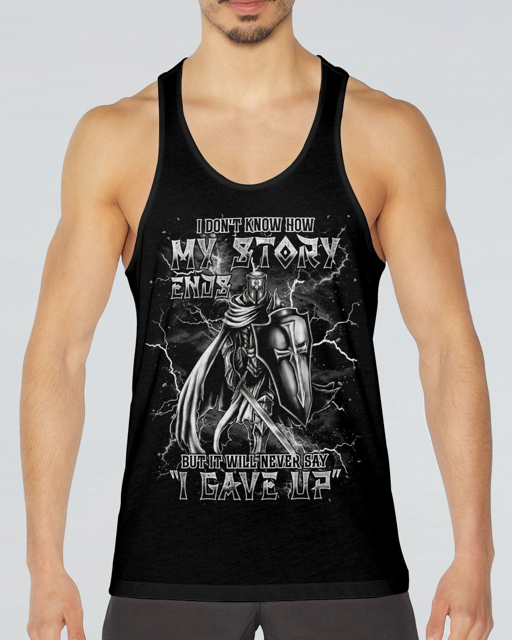 I Don't Know How My Story Ends Warrior Men's All Over Print Shirt - Tlnt1505252
