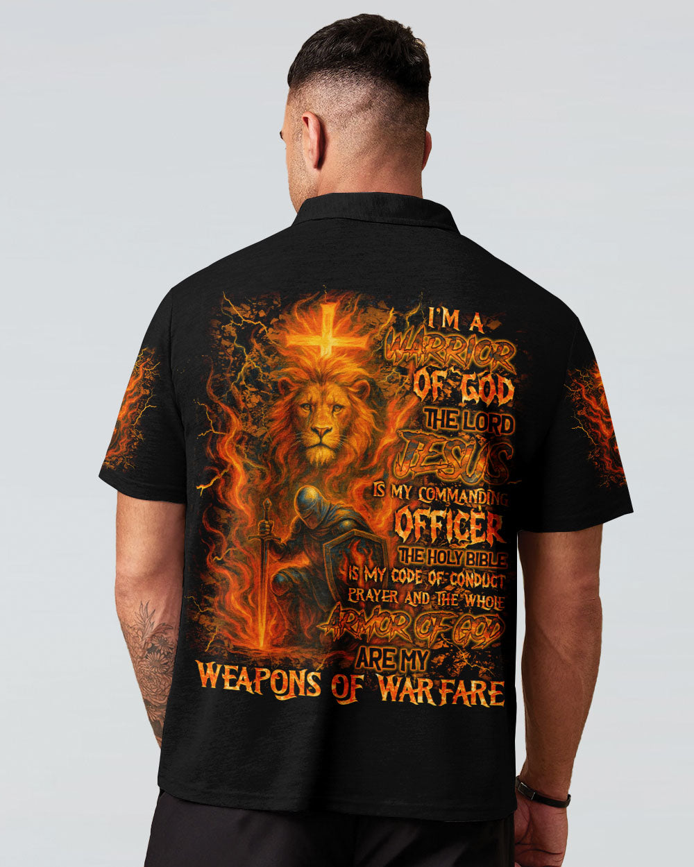 I'm A Warrior Of God Men's All Over Print Shirt - Tlnt1706252