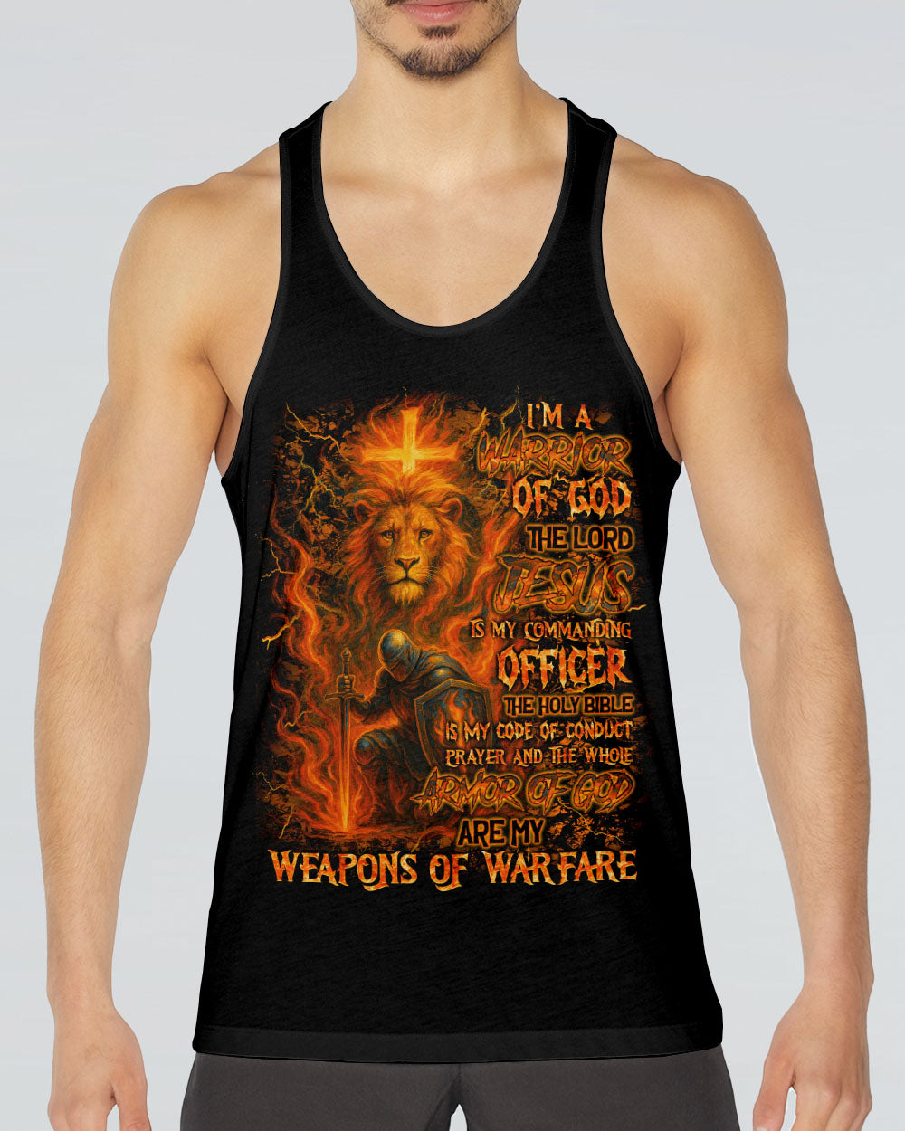 I'm A Warrior Of God Men's All Over Print Shirt - Tlnt1706252