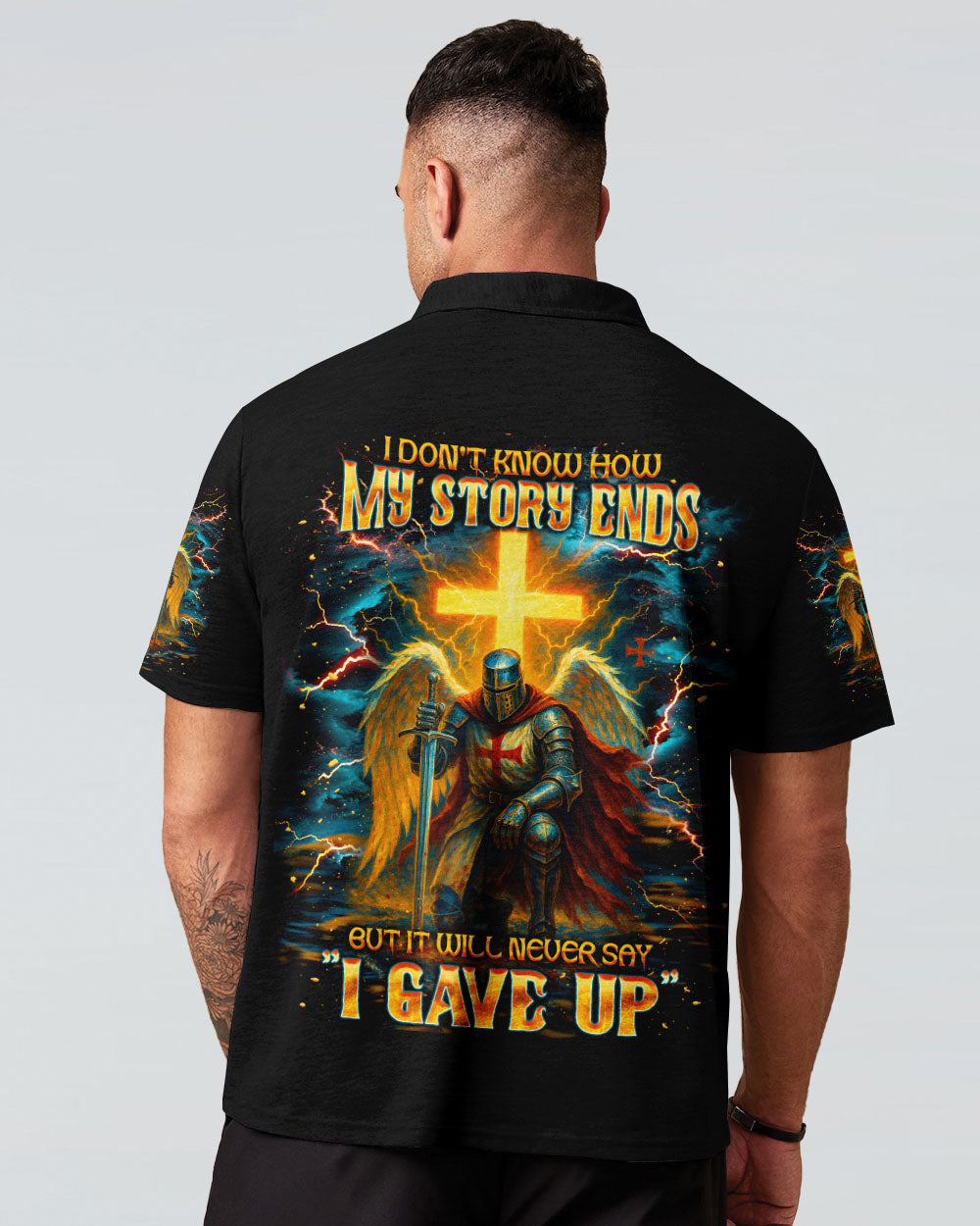 I Don't Know How My Story Ends Warrior Men's All Over Print Shirt - Tlnt1904251