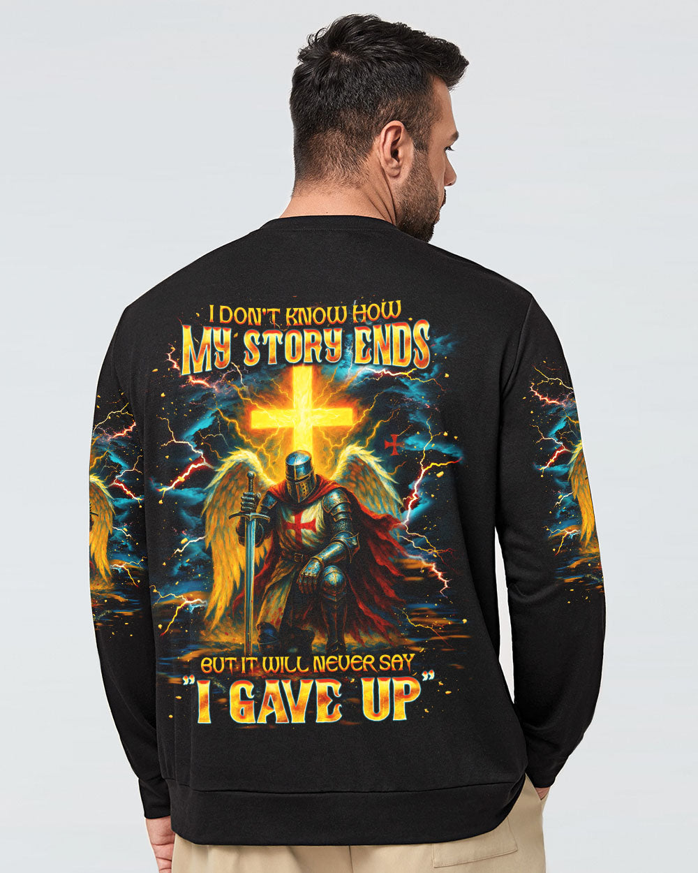I Don't Know How My Story Ends Warrior Men's All Over Print Shirt - Tlnt1904251