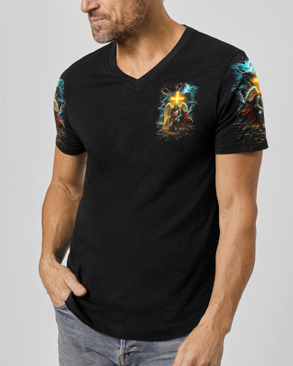 I Don't Know How My Story Ends Warrior Men's All Over Print Shirt - Tlnt1904251