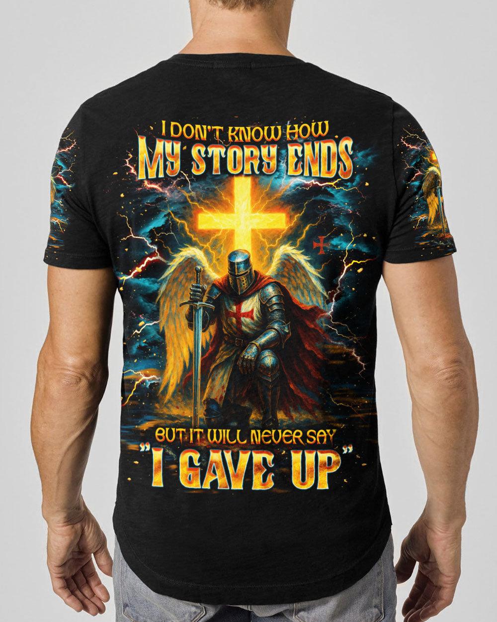 I Don't Know How My Story Ends Warrior Men's All Over Print Shirt - Tlnt1904251