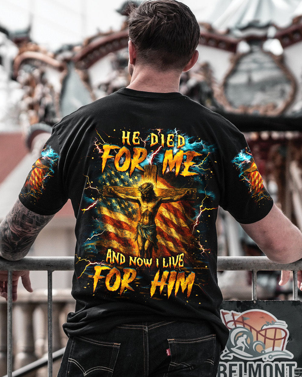 He Died For Me Men's All Over Print Shirt - Tlnt1905252