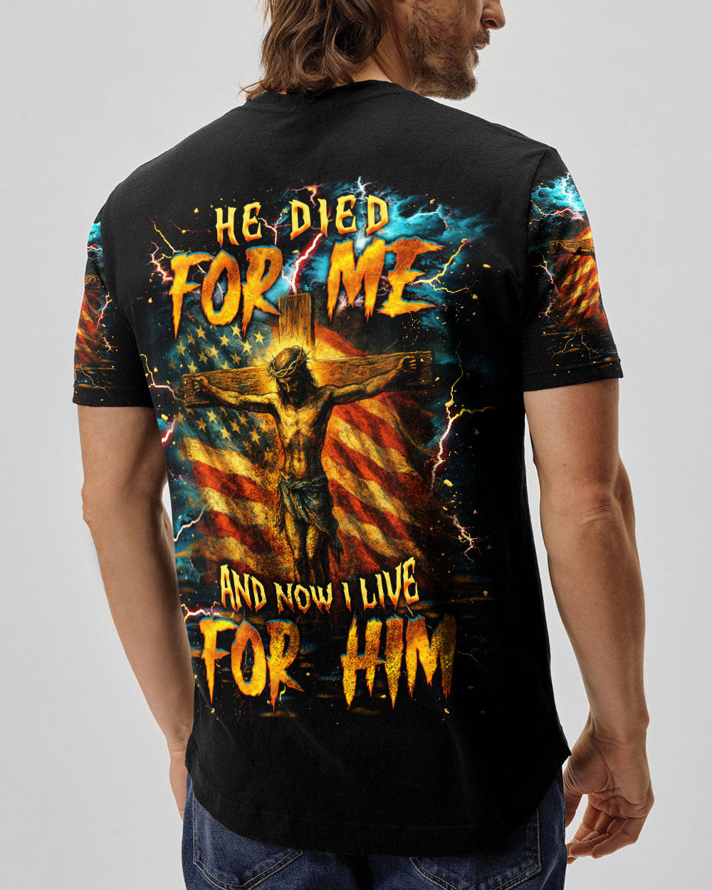 He Died For Me Men's All Over Print Shirt - Tlnt1905252