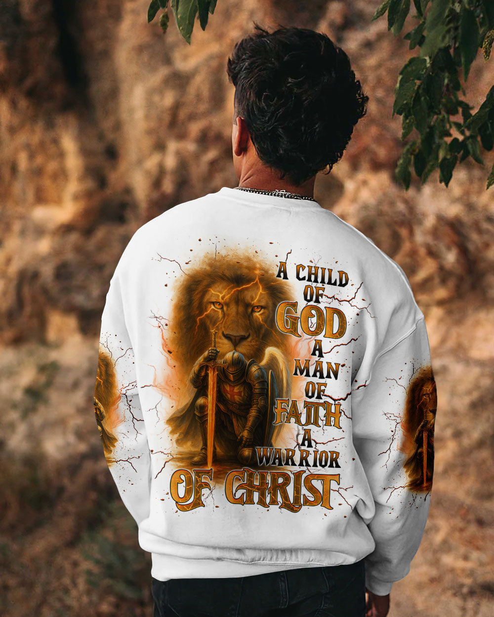 A Warrior Of Christ Warrior Lion Men's All Over Print Shirt - Tlnt2305252