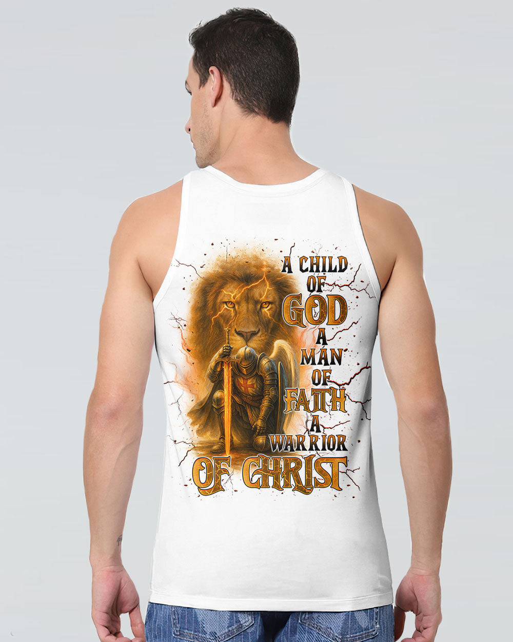 A Warrior Of Christ Warrior Lion Men's All Over Print Shirt - Tlnt2305252