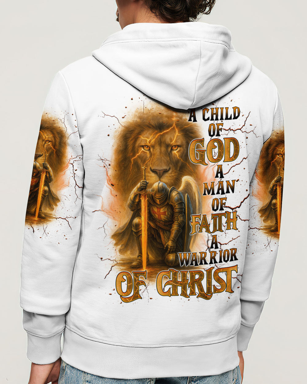 A Warrior Of Christ Warrior Lion Men's All Over Print Shirt - Tlnt2305252