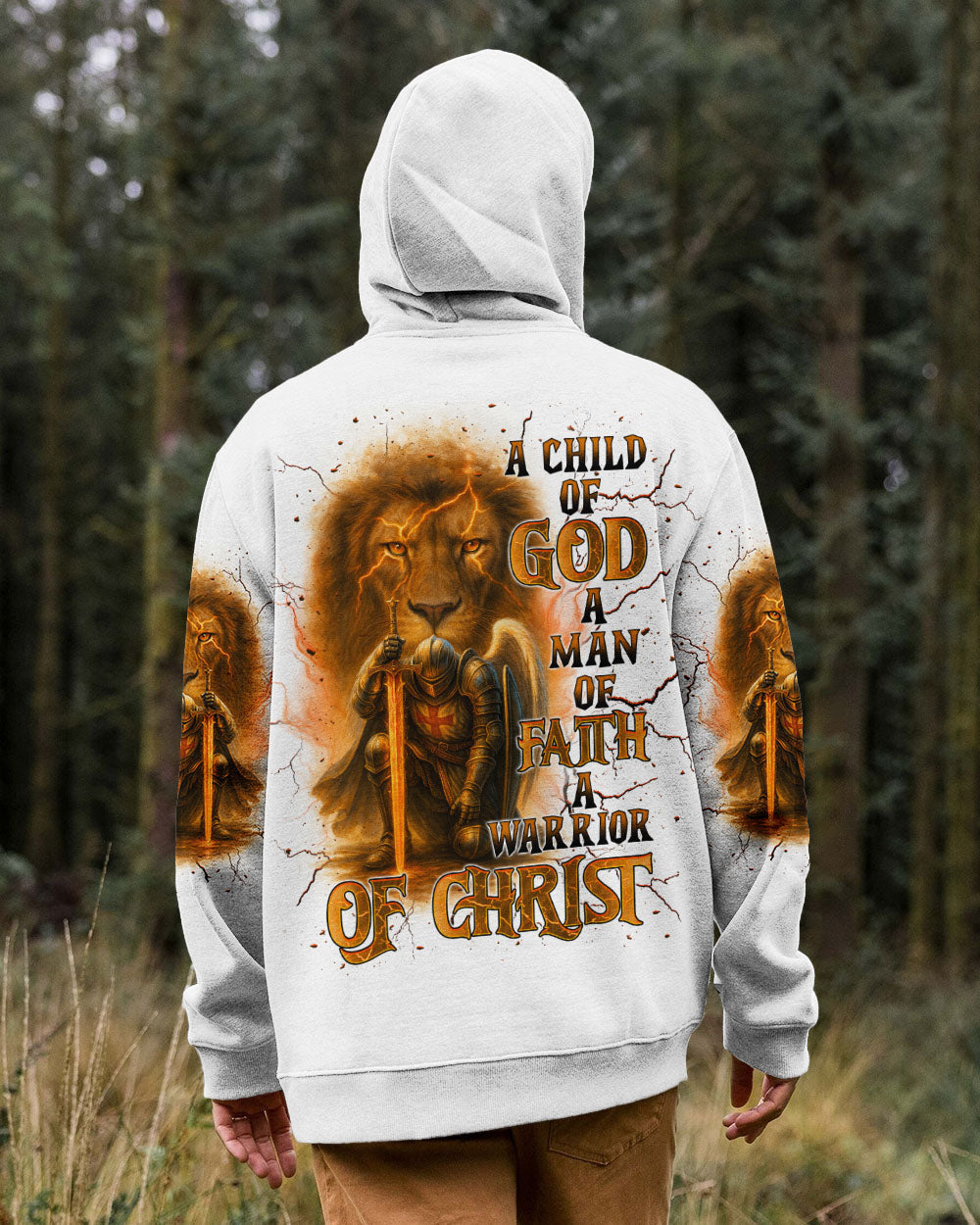 A Warrior Of Christ Warrior Lion Men's All Over Print Shirt - Tlnt2305252