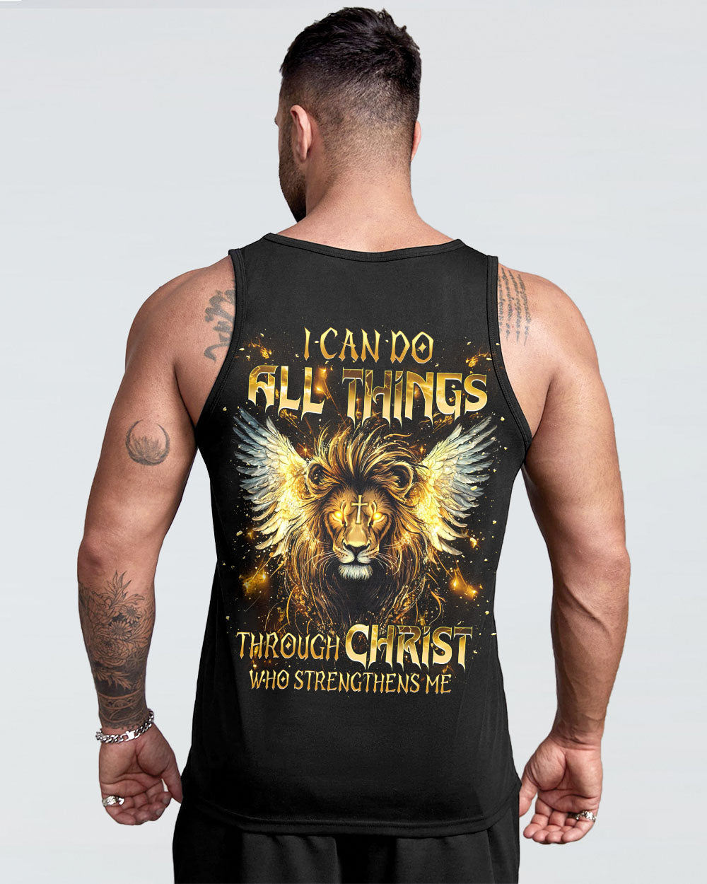 I Can Do All Things Lion Wings Men's All Over Print Shirt - Tlnt2603252