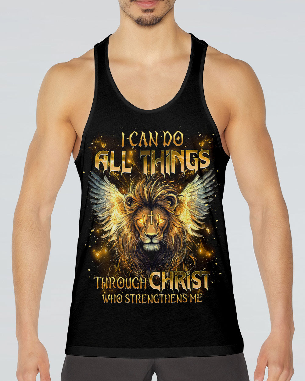 I Can Do All Things Lion Wings Men's All Over Print Shirt - Tlnt2603252